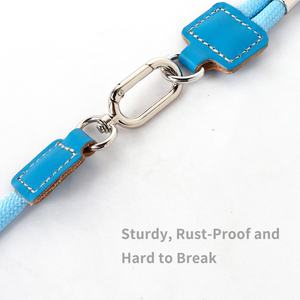 Nouveau gilet de chien rembourré en cuir Teddy Schnauzer de concepteur S L XL ensemble de laisse de corde de coton Orange bleu <span class=keywords><strong>harnais</strong></span> de chien entièrement réglable - Product Image 4