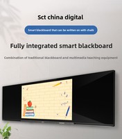 Pizarra Interactiva con Control Remoto, Pantalla Grande de 86 Pulgadas con Android 14 y 20 Puntos Táctiles para Educación Escolar