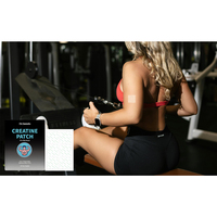 Patchs Transdermiques de Créatine Amincissants en Coton OEM/ODM en Gros, 30 Pièces, Autocollants de Créatine pour Sportifs, Emballage Personnalisé, Soin de la Peau
