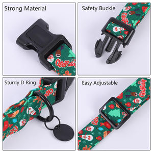 Collar navideño personalizado para perros, accesorios ajustables para gatos, arnés para mascotas <span class=keywords><strong>galgo</strong></span> con logotipo de fábricas a la moda - Product Image 2