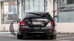 Kit de carrosserie pour Mercedes 2017 — 2019 <span class=keywords><strong>classe</strong></span> <span class=keywords><strong>E</strong></span> W213, mise à niveau E63S <span class=keywords><strong>Amg</strong></span> 1:1, pare-boue de protection arrière avec embouts, offre spéciale - Product Image 5