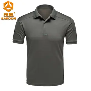 Заводская индивидуальная уличная футболка, Боевая походная рубашка поло, тактическая рубашка для мужчин