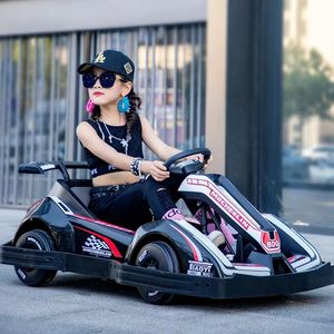 L'auto da corsa elettrica kart per bambini può essere telecomandata può guidare un'auto elettrica per bambini di alta qualità con batteria grande molto fresca e sicura - Product Image 6