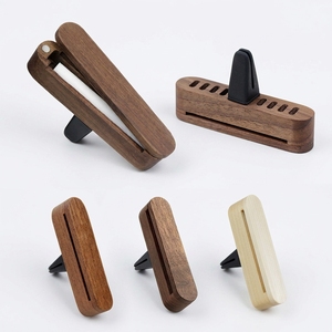 Natural Wooden Luxury <b>Car</b> Vent Diffuser Air Freshener Essential Oil Vent <b>Clip</b> Odor Long Lasting Fragrance Aromatherapy - Product Image 6