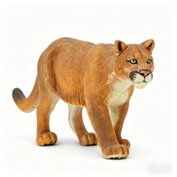 Figurine d'animal panthère, modèle réaliste de faune sauvage avec texture fine, ornement de bureau en résine