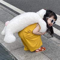 Peluche Ours Polaire Écologique, Coussin Doux et Cuddly, Cadeau d'Anniversaire