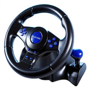 Volante de Carreras Multiplataforma Alucard NS-9824, Compatible con Android TV, Diseño con Cable - Product Image 1