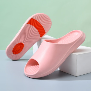 Tongs EVA pour femmes, semelle épaisse, antidérapantes, respirantes, pantoufles de plage d'été, rose clair, taille 35 45 - Product Image 3