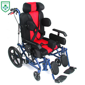 Silla de Ruedas Plegable HOPMED para Niños con Respaldo Alto, Ligera, de Aleación de Aluminio, Manual, para Niños con Discapacidad - Product Image 5