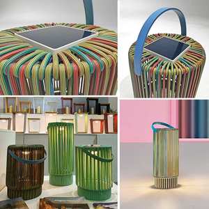 Sigarten CE FCC automatique marche et arrêt extérieur étanche solaire et USB charing intelligent led lanternes de sol de <span class=keywords><strong>jardin</strong></span> en rotin - Product Image 4