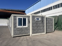 MZ ECO Maison conteneur extensible en panneaux sandwich d'acier de 40 pieds, bureau à domicile, bâtiment de 100 m²