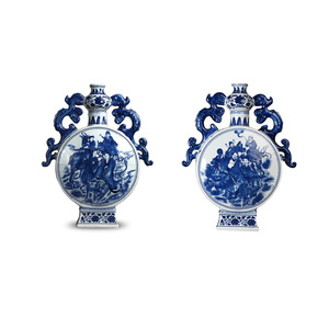 Vasi <span class=keywords><strong>di</strong></span> porcellana blu e bianca cinese binaurale dipinti a <span class=keywords><strong>mano</strong></span> produttori personalizzati <span class=keywords><strong>di</strong></span> vasi <span class=keywords><strong>di</strong></span> fiori decorativi per interni - Product Image 4