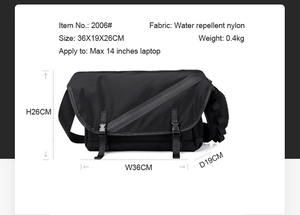 Riñonera Deportiva Cruzada de Moda para Hombre con Logotipo Personalizado, Calidad OEM, Impermeable, de Nailon, Color Sólido, Cierre de Cremallera - Product Image 6