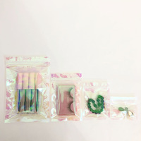 Sacs en plastique transparents refermables et résistants à l'humidité avec impression en gravure pour crème pour les yeux, maquillage, masques faciaux - Sacs à fermeture éclair personnalisables