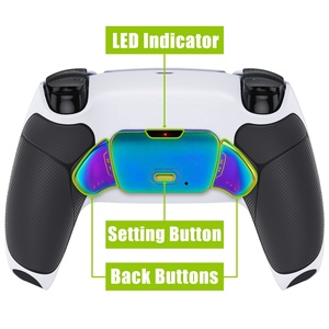 ชุดอุปกรณ์เสริมปุ่มหลังสำหรับคอนโทรลเลอร์ PS5 รุ่น EXtremeRate Metal Buttons Remapper Paddles RISE 2.0 Remap Kit - Product Image 3