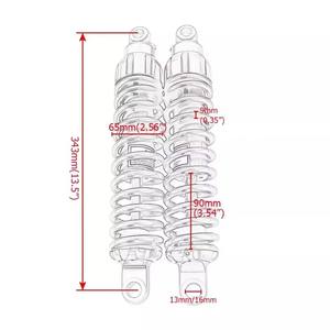 Amortisseur de moto 325mm 12.8 "13.5" 343mm pour BMW Yamaha Kawasaki Suzuki Honda <span class=keywords><strong>Gold</strong></span> <span class=keywords><strong>Wing</strong></span> <span class=keywords><strong>1500</strong></span> Touring Sportster 1200 - Product Image 3