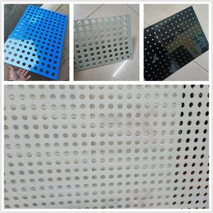 แผ่นพลาสติกสำหรับแขวนทำจากโพลีโพรพิลีน PP แบบเจาะรูพีวีซีสีเทา - Product Image 3