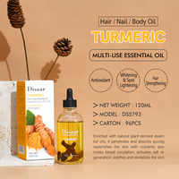 OEM kunyit Multi guna minyak esensial tubuh pencerah titik pemutih rambut memperkuat tubuh minyak pelembab Label pribadi