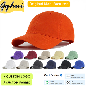 Casquette de baseball souple et respirante anti-UV, non structurée, avec logo personnalisé, OEM ODM, faible MOQ, casquette de papa en coton à 6 panneaux, vente en gros - Product Image 1