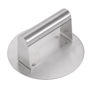 Prensa para Hamburguesas de Acero Inoxidable de Alta Calidad, Prensa Redonda para Hamburguesas, Accesorios para Asar, Herramientas de Cocina para Barbacoa, para Prensar Carne de Res - Product Image 1