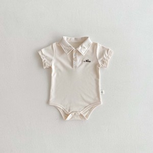 Abbigliamento Casual Estivo Unisex <span class=keywords><strong>per</strong></span> Neonati, Body <span class=keywords><strong>Polo</strong></span> a Maniche Corte in Cotone, Tuta a Righe e Tinta Unita <span class=keywords><strong>per</strong></span> Neonati - Product Image 6