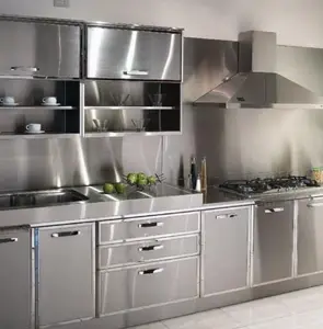 Prima Smart Design Heat and Moisture Resistant Stainless Steel Kitchen Cabinet Outdoor BBQ Waterproof Kitchen Cabinet