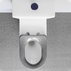 <span class=keywords><strong>WC</strong></span> Moderno in Ceramica Accessibile MWD Australia, Tazza Rotonda Senza Brida in Due Pezzi con Sifone a P <span class=keywords><strong>per</strong></span> Uso Domestico e <span class=keywords><strong>Disabili</strong></span> - Product Image 2