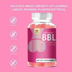 여성용 피트니스 보충제 BBL 구미 더 큰 엉덩이 빠른 부티 매력적인 바디 거미를위한 종합 비타민 모양 향상 사탕 - Product Image 4