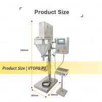 Machine de remplissage semi-automatique de sacs de protéines nutritionnels Distributeur de tarière à vis pour poudre de piment épicé Cellule de charge pour ensacheuse de farine de boulangerie