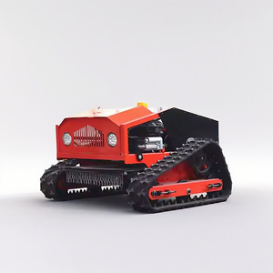 Tất cả các địa hình Máy cắt cỏ cao su theo dõi điều khiển từ xa dễ dàng để hoạt động nông nghiệp <span class=keywords><strong>RC</strong></span> máy cắt cỏ Reel Máy cắt - Product Image 1