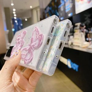 3D Bling Paillettes Broderie papillon étui Souple Pour <span class=keywords><strong>Samsung</strong></span> S20 Plus A50 <span class=keywords><strong>A10</strong></span> A51 A71 A20 A30 A21 A31 a41 A01 couverture arrière - Product Image 4