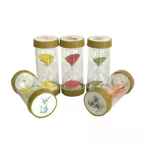 <span class=keywords><strong>Sablier</strong></span> miniature transparent de 2 minutes en gros pour fabricants, avec <span class=keywords><strong>sable</strong></span> <span class=keywords><strong>rouge</strong></span>, couleur personnalisée - Product Image 3