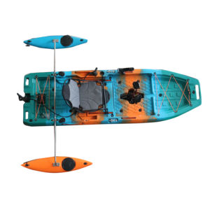 Nouveau modèle 2026 : <span class=keywords><strong>Kayak</strong></span> de pêche modulaire monoplace 2,8 m, conçu spécialement, avec pédales détachables et pliables - Product Image 1