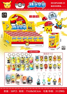 Anime Surprise Blind Box Action Figures Creative Cute Pikachi Blind Box Toys Wholesale - Product Image 2