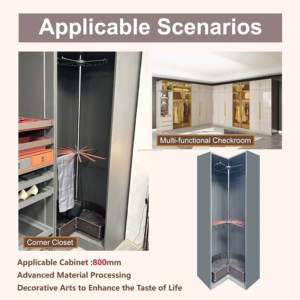 איכות גבוהה 3-שכבות ארון מתלה באיכות גבוהה עם בגדים גדולים המכנסיים מארגן קולב נעלי טרטן סל ארון - Product Image 4