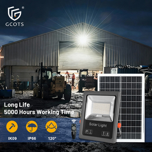 400W High Performance Solar <b>Flood</b> <b>Light</b> ABS Body Battery 1820lm IP65 for and Sign Illumination - Product Image 1