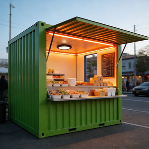Casa Contenedor Modular LDYZ, Prefabricada en Acero, Diseño Compacto, para Tienda, Cafetería, Pequeños Negocios, Uso Exterior - Product Image 1