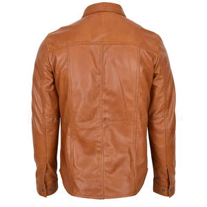 Chemises en cuir légères pour hommes de grande taille Chemises en cuir de haute qualité Chemises en cuir à prix bon marché - Product Image 4