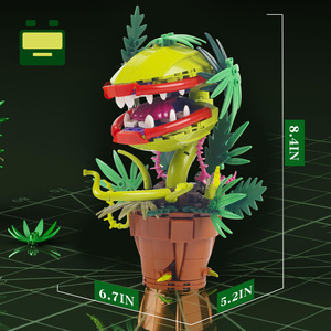 Set de Construcción de Planta Piranha - Acción de Mordida Animada, Modelo de <span class=keywords><strong>Enemigo</strong></span> Clásico del Juego y Regalo - Product Image 5