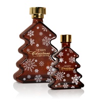Diffuseurs d'arômes en verre de luxe pour huiles essentielles et parfums, flacons vides de 200 ml et 500 ml, et coffret cadeau – Collection Noël