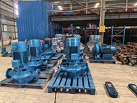 Pompe centrifuge verticale haute efficacité série ISG, pompe électrique industrielle en ligne pour surpression d'eau, pour l'approvisionnement en eau