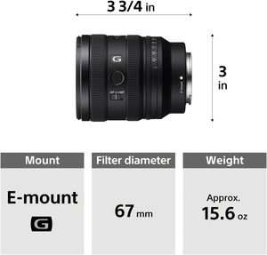 Objectif Sony FE 24-50mm F2.8 G (SEL2450G) - Product Image 4
