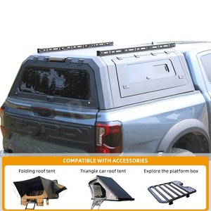 Couverture de benne rigide rétractable F150 pour <span class=keywords><strong>Ford</strong></span> <span class=keywords><strong>Raptor</strong></span>, auvent en aluminium pour pick-up, modèles de camping-car <span class=keywords><strong>Ranger</strong></span> Tundra - Product Image 3