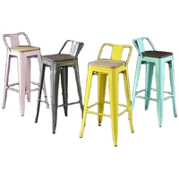 Tabouret de Bar en fer, chaise haute de Style moderne, pour café, bistrot, Bertoia, en métal, pour Table de Bar, vente en gros,