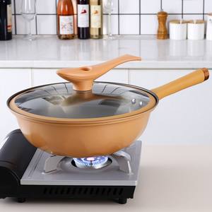 <span class=keywords><strong>Wok</strong></span> Antiadherente de Micro-Presión, <span class=keywords><strong>Wok</strong></span> Multifuncional para el Hogar con Nuevo Aislamiento, Universal para Cocina de Inducción y Llama Abierta - Product Image 3