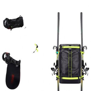 Sac de transport pour bottes de ski et bottes de snowboard personnalisées, fabriqué en usine BSCI, avec fond extérieur imperméable, pour hommes et femmes, idéal pour les voyages. - Product Image 3