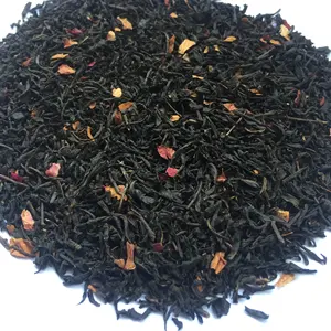 Teh rasa mawar teh untuk manfaat kesehatan tersedia dengan harga grosir teh hitam longgar