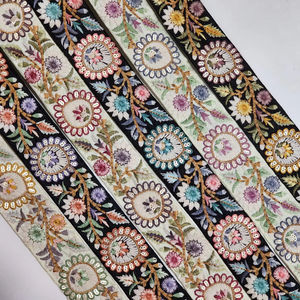 2025 vente chaude conceptions uniques Gota dentelle tissu Cutwork dentelle broderie Desi tissu dentelle - Product Image 1