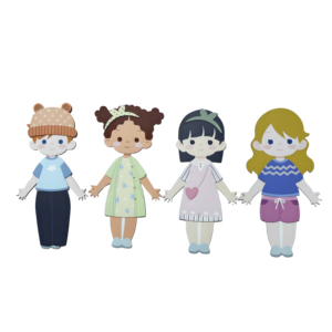Bambole Magnetiche da Vestire per Bambini, Sviluppa la Motricità Fine e la Creatività, Set per Giochi di Ruolo Educativi per Età 3-6 Anni - Product Image 3