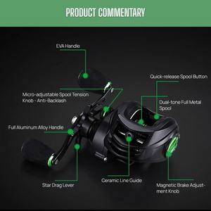 Carrete de Pesca Anti-enredos para Lanzamiento Largo, Suave y de Alta Resistencia para Pesca en Mar, Venta al por Mayor - Product Image 5